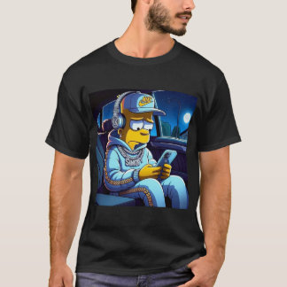 T-shirt Cartoon Classic Threads T Chemises