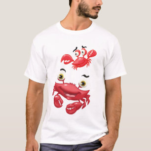 T-shirt Cartoon crabes