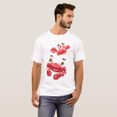 T-shirt Cartoon crabes (Devant entier)