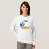 T-Shirt Cartoon Crazy Moon (Devant entier)