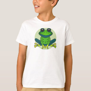 T-shirt Cartoon de grenouille verte-74742