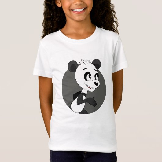 T-Shirt cartoon de Panda (Devant)