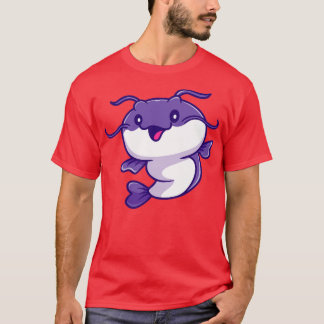 T-shirt Cartoon de poisson mignon