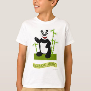 T-shirt Cartoon d'ours Panda-monium doux