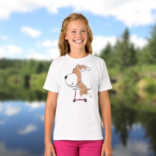 T-shirt Cartoon Drôle Chien Chien Chien Chien Chien Chien 