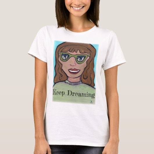 T-shirt Cartoon Girl Custom Preppy Unique Art (Devant)