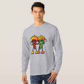 T-shirt Cartoon hot peppers (Devant entier)