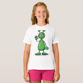 T-shirt Cartoon Martian (Devant entier)