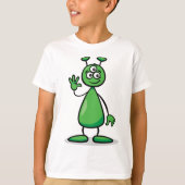T-shirt Cartoon Martian (Devant)