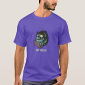 T-shirt Cartoon pour ordinateur portable Trolling Internet (Devant)