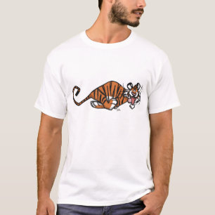 T-shirt Cartoon Running Tiger