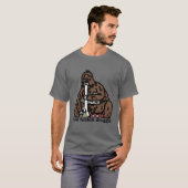 T-shirt Cartoon Sasquatch Jeu garçon (Devant entier)