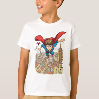 T-Shirt Cartoon Super Garçon Volant – S Dynamique 