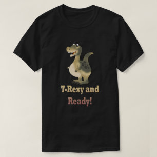 T-shirt Cartoon T-Rexy et Ready Dino