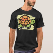 T-shirt Cartoon Turtle I Sea Turtle I Kids Turtle (Devant)
