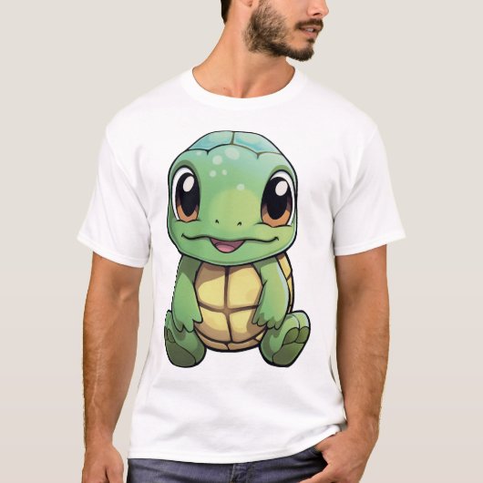 T-shirt Cartoon turtle illustration Copy Copy Copy Copy Co (Devant)
