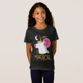T-Shirt CARTOON UNICORN D'ANNIVERSAIRE CUTE ÉDITABLE (Devant entier)