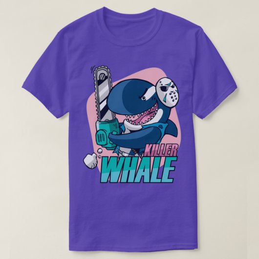 T-SHIRT CARTOUCHE DE BALEINE KILLER (Design devant)