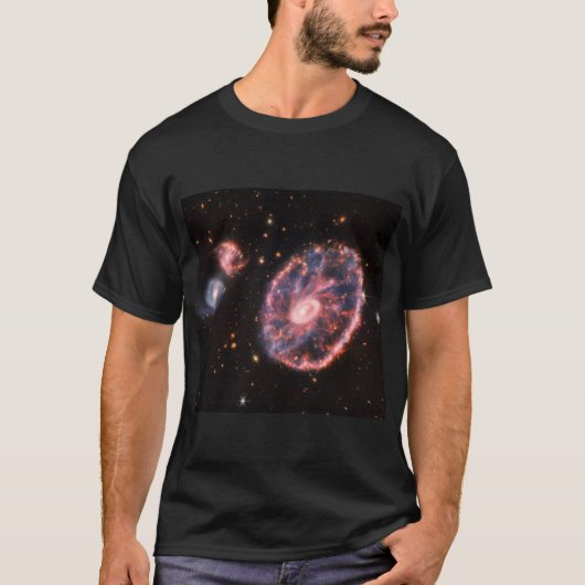 T-shirt Cartwheel Galaxy, James Webb Télescope Spatial (Devant)