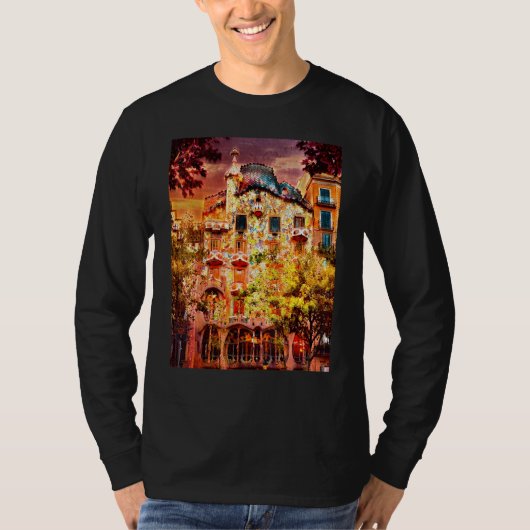 T-shirt Casa Battlo Barcelone Espagne (Devant)