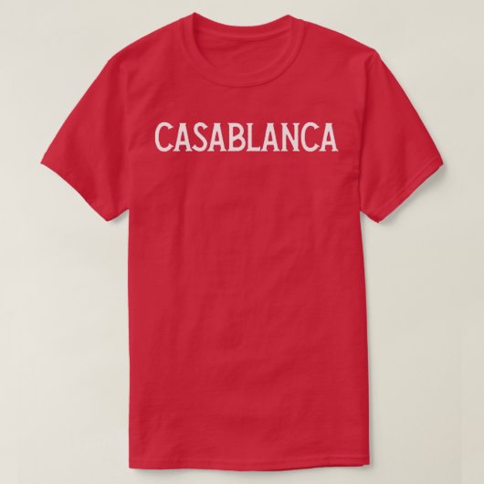 T-SHIRT CASABLANCA (Design devant)
