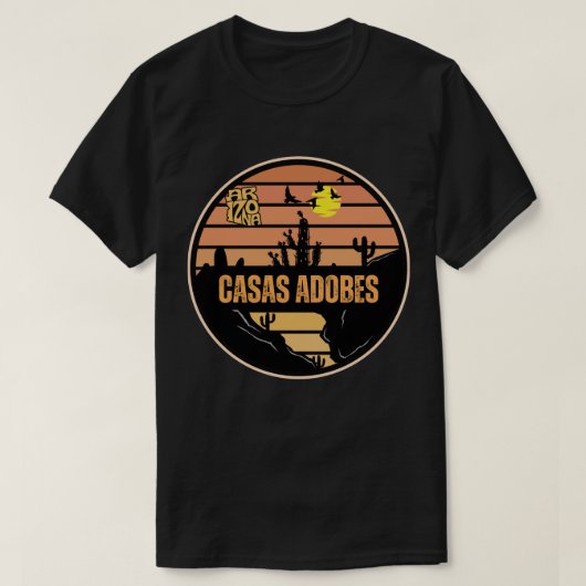 T-shirt Casas Adobes, Arizona (Design devant)