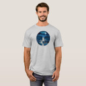 T-shirt Cascade bleue (Devant entier)