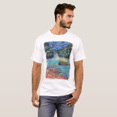 T-shirt Cascade colorée (Devant entier)