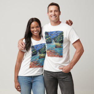 T-shirt Cascade colorée