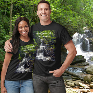T-shirt Cascade de Caroline du Nord Montagnes Photo