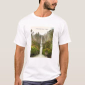 T-shirt Cascade Multnomah Falls T Shirt Oregon Cascade (Devant)