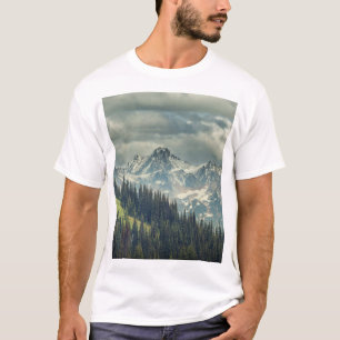T-shirt Cascade nord : Majestic Mountain Peak.
