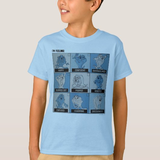 T-shirt Case à cocher Émotion TAZ™ (Devant)