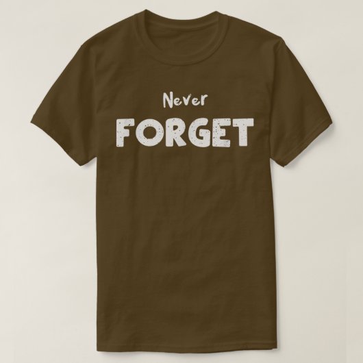 T-shirt Casette Never Forget - Chansons musicales (Design devant)