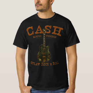 T-shirt Cash Guitare vintage Tennesee RocknRoll