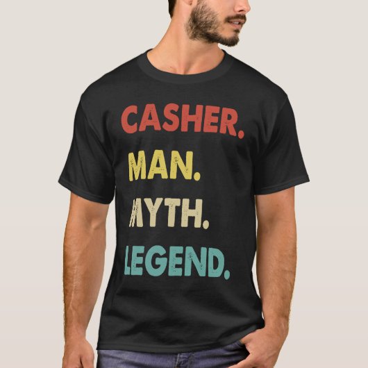 T-shirt Casher Man Myth Legend 1 (Devant)