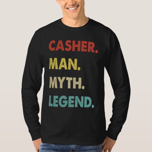 T-shirt Casher Man Myth Legend  1 (Devant)
