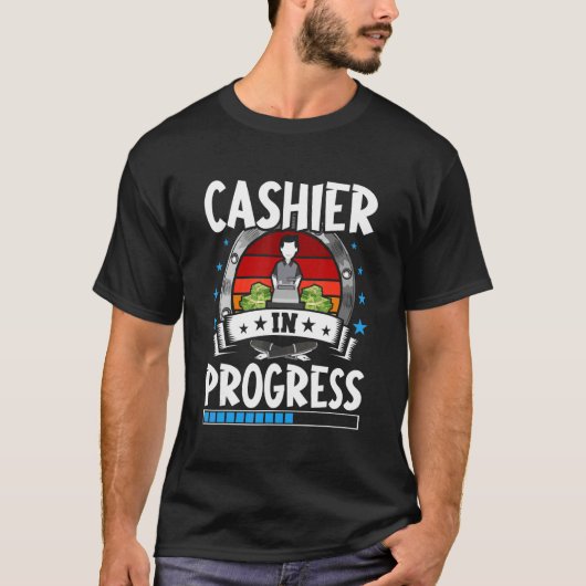 T-shirt Cashier In Progress Trainee Student (Devant)