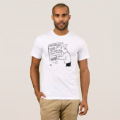 T-shirt Cashpoint ATM dit "S'il vous plaît prod doucement" (Devant entier)