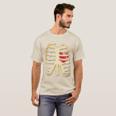 T-shirt Casier avec coeur (Devant entier)