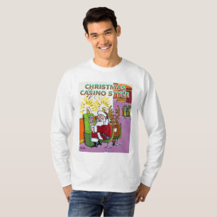 T-shirt Casino de Noël Style chemise à manches longues