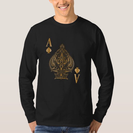 T-shirt Casino de Poker Ace (Devant)