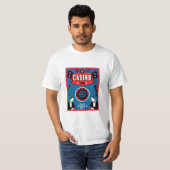 T-shirt Casino Gambling Poker Roulette (Devant entier)