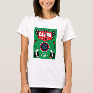 T-shirt Casino Gambling Poker Roulette