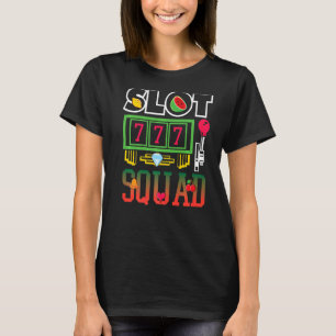 T-shirt Casino Slot Squad Machine à fente graphique Sept c