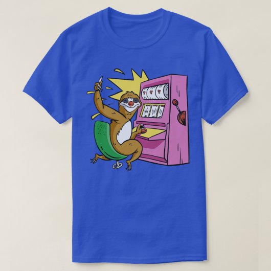 T-shirt Casino Sloth (Design devant)