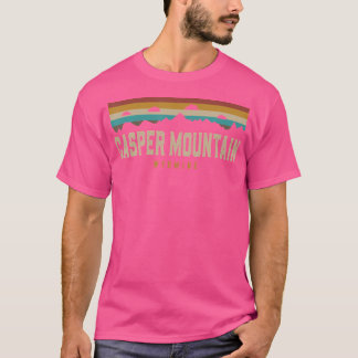 T-shirt Casper Mountain Wyoming Montagnes Vintages Randonn