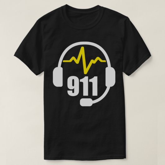 T-shirt Casque 911 Dispatcher (Design devant)