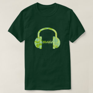 T-shirt Casque audio à motif camouflage printemps
