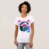 T-shirt Casque Audio-Vibrant (Devant entier)
